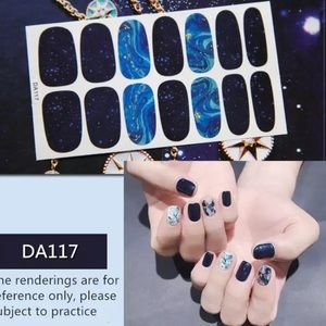 $1 Starry night nail sticker wraps. $1 WITH ANY ORDER TOTALING $10 OR MORE